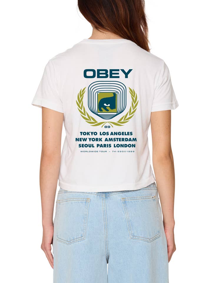 OBEY ICON EYE WREATH SS TEE for wholesale by OBEY Clothing