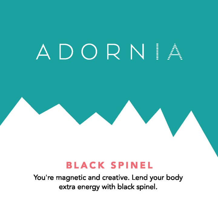 Adornia - Wholesale Choker/Collar - Rosary Choker Necklace moonstone black spinel silver2