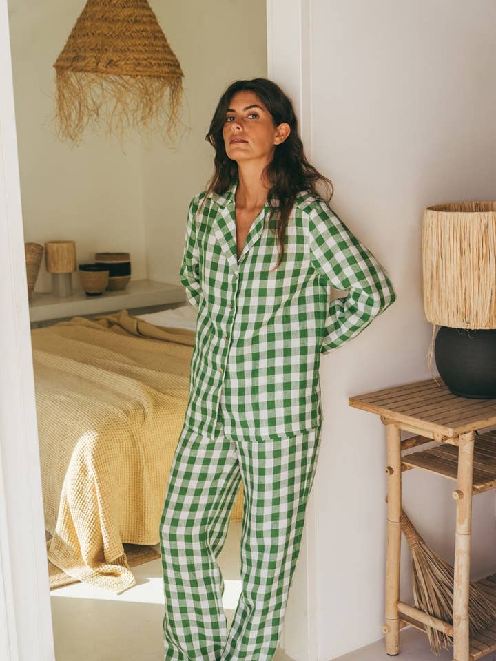 Long sleeve pajama set Nightly | ARCHIVE SALE for wholesale by AmourLinen