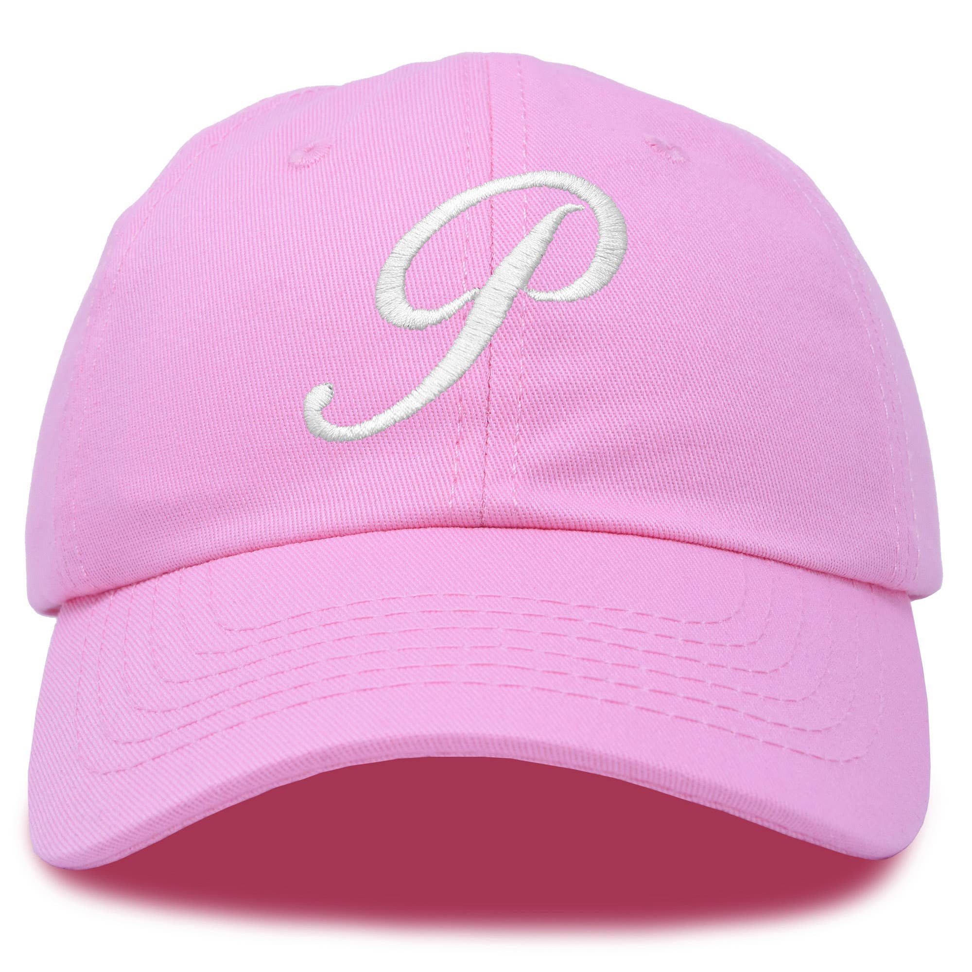 Dalix - Wholesale Baseball Cap - Women's - DALIX Initial Hat Letter P Womens Baseball Cap Monogram44