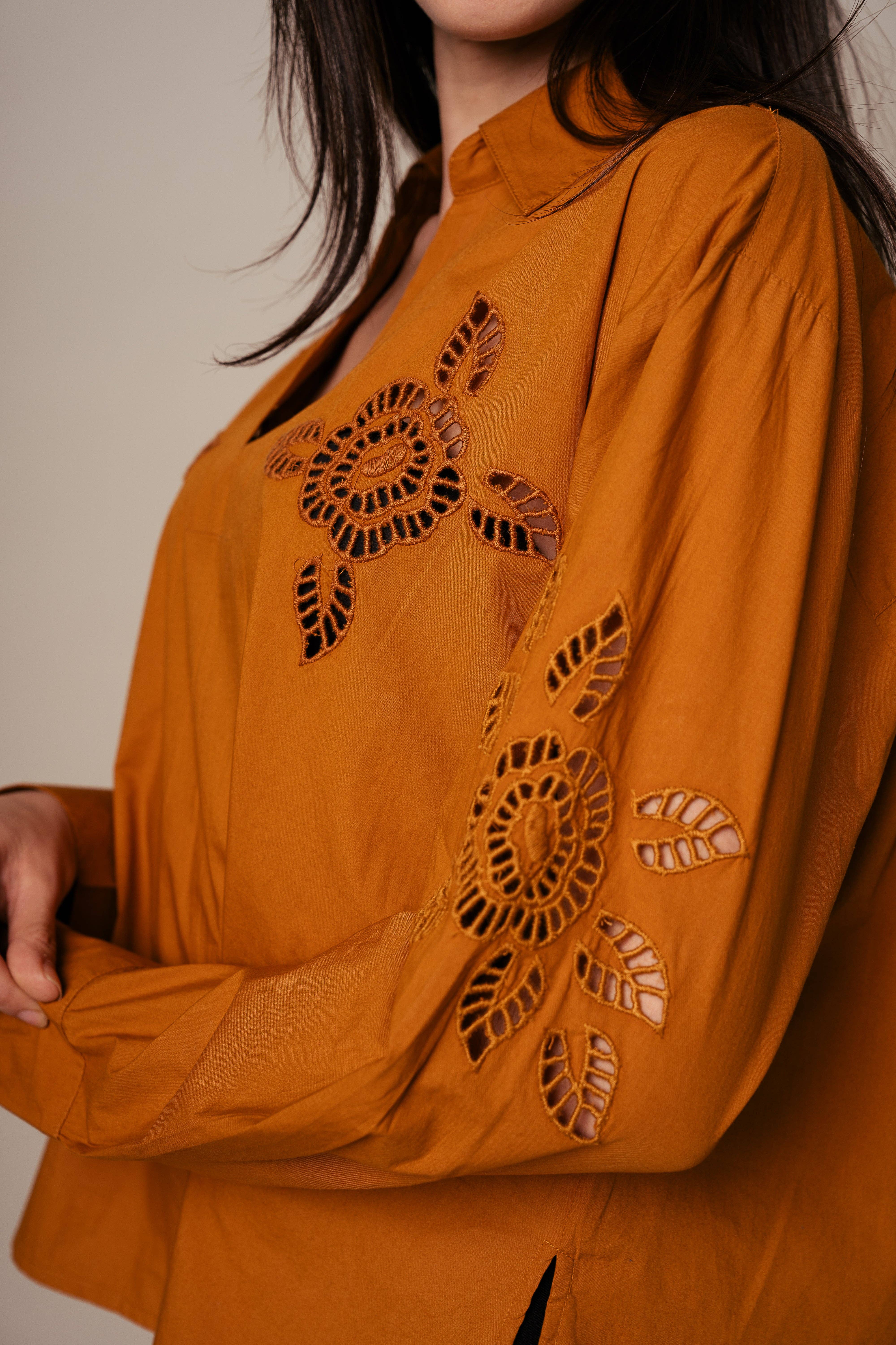 Kapda Casa - Wholesale Blouse - Women's - Blusa Clásico- Terra0