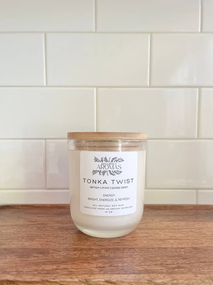 TONKA TWIST: Candela di Soia, 10oz per la vendita all'ingrosso da parte di AROMAS