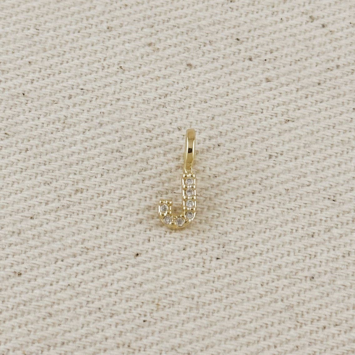 GoldFi – wholesale Individual charm/pendant – 18k Gold filled  Micro CZ Initial Letter Charm10