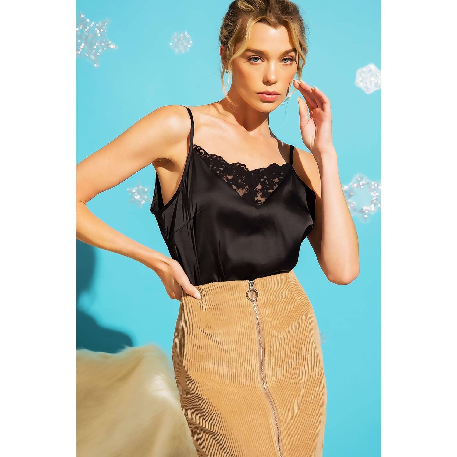 Sweet Generis - Wholesale Skirt - Women's - CORDUROY ZIP UP MINI SKIRT7