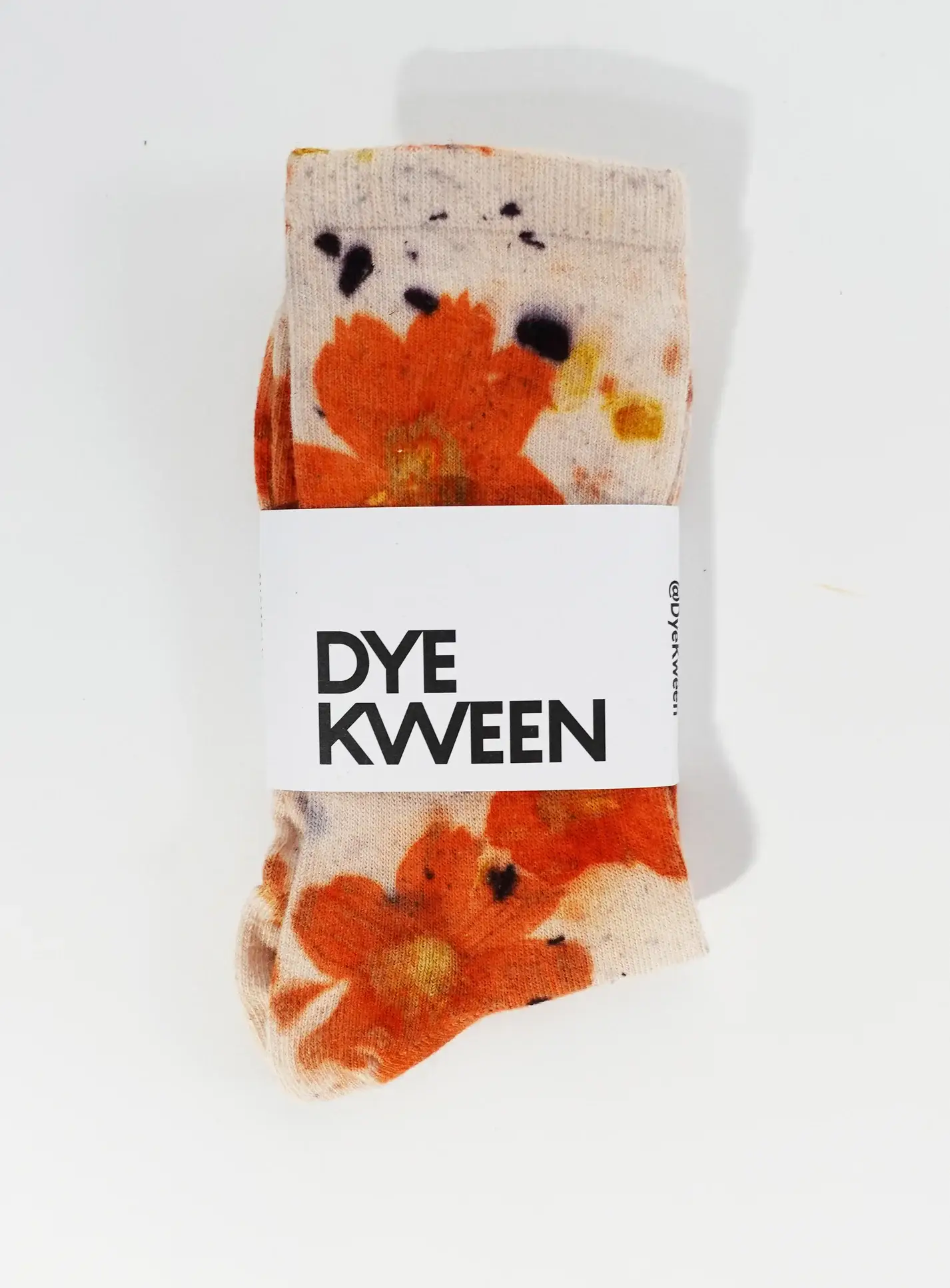 DYE KWEEN - Wholesale Socks - Women's - Flower Power Cotton Crew Sock9