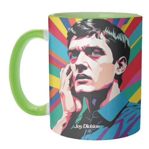 ART WOW - Wholesale Coffee Mug - Mugs 'Joy Division Blue' by Faith Mercer5