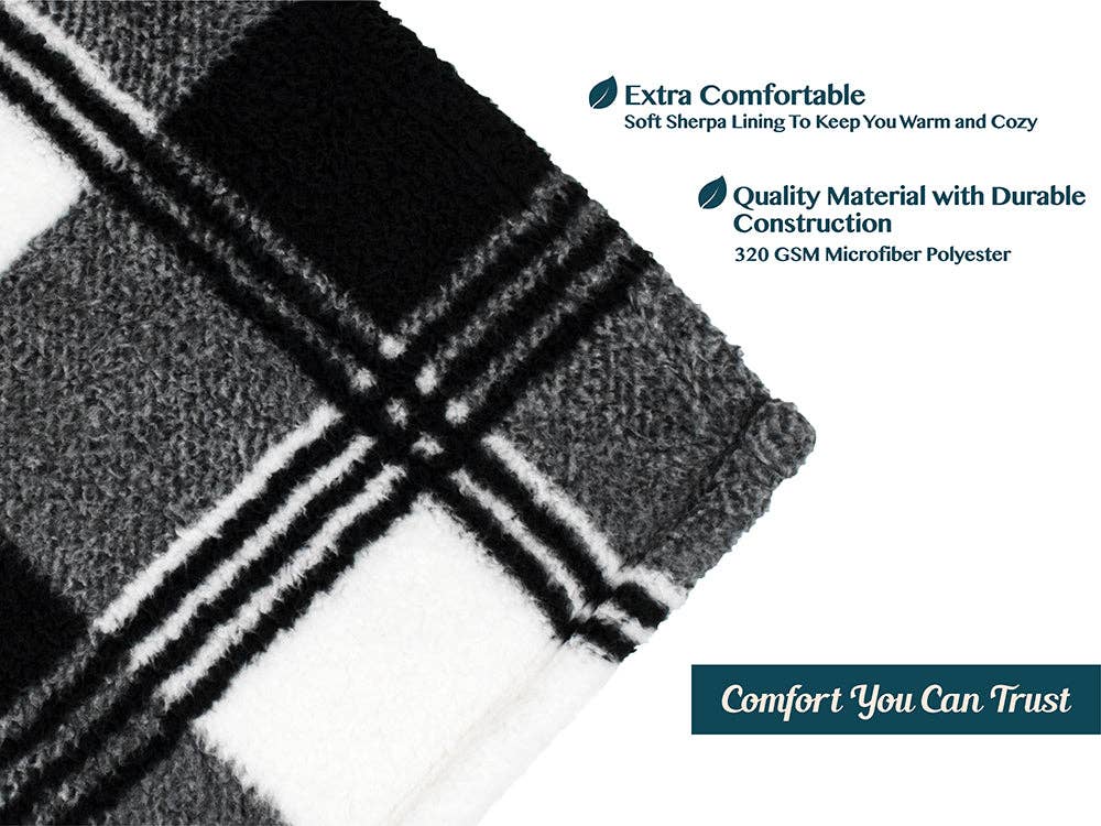 Pavilia - Wholesale Throw Blanket - Plush Shaggy Sherpa Blanket69