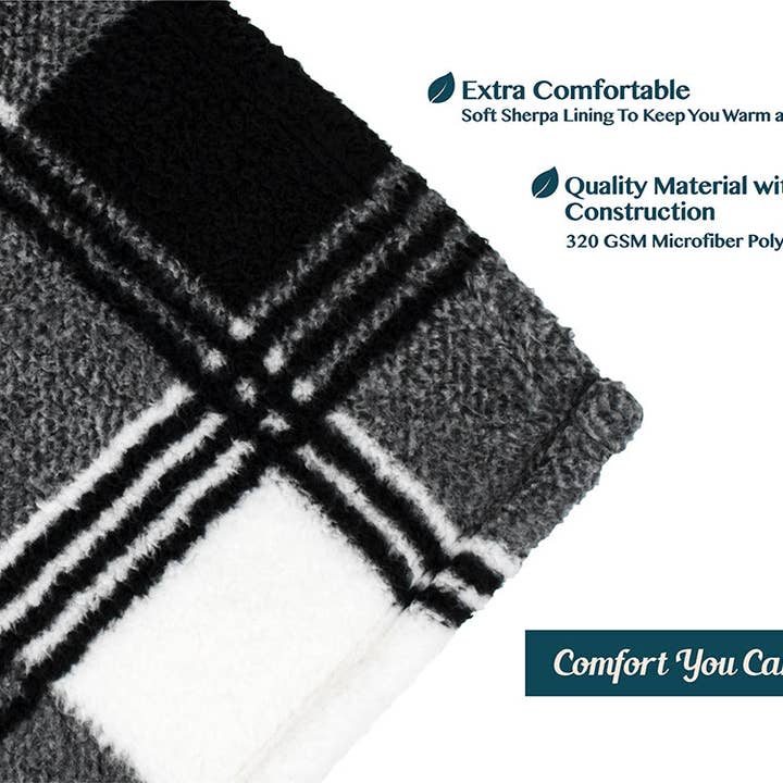 Pavilia - Wholesale Throw Blanket - Plush Shaggy Sherpa Blanket69