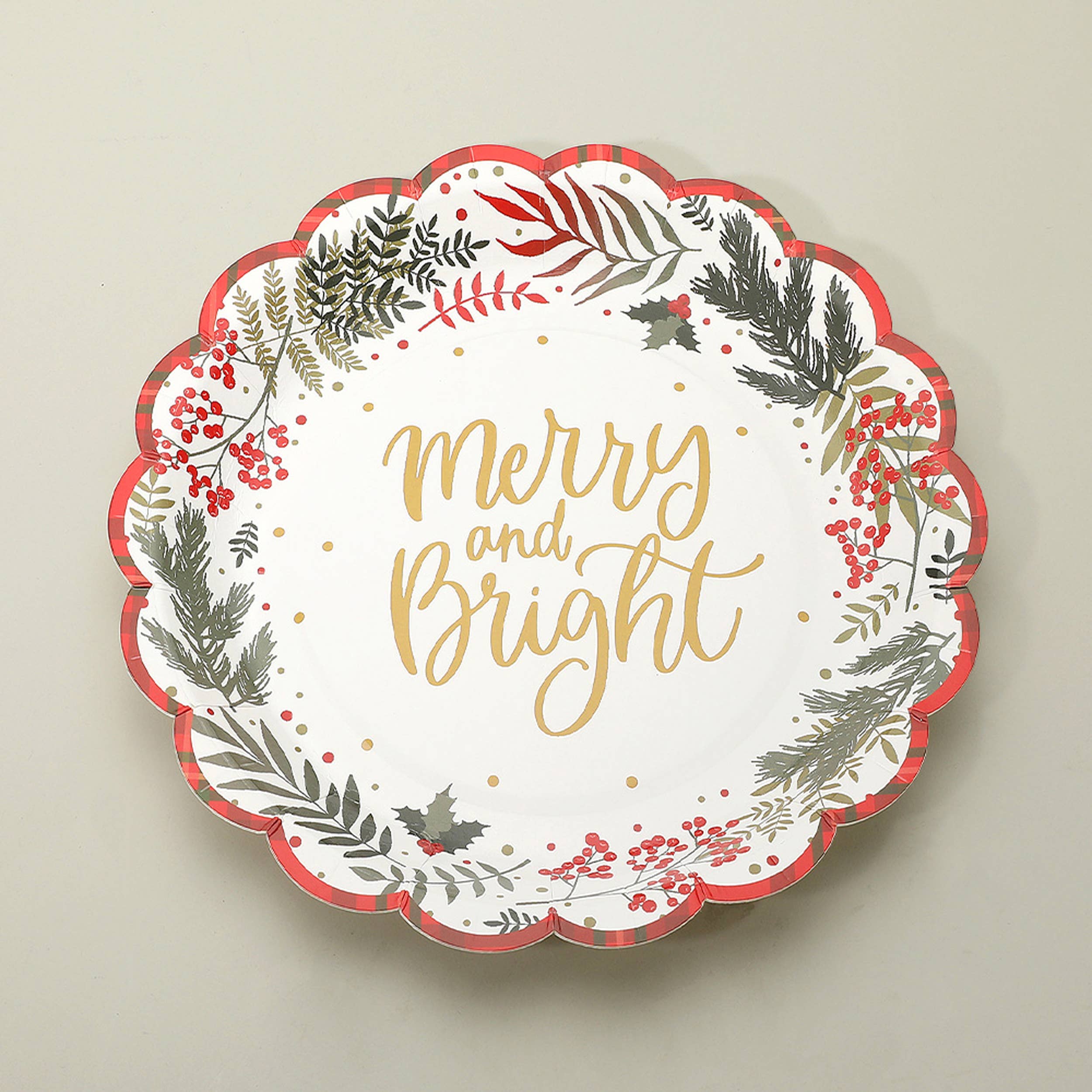 Happy PoP - Wholesale Disposable Plate - Christmas Themed Paper Plates - Assorted1