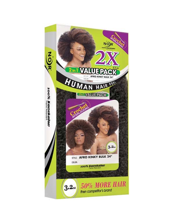 Esha Girl - Wholesale Hair Extensions - 2X AFRO KINKY BULK 24"-41
