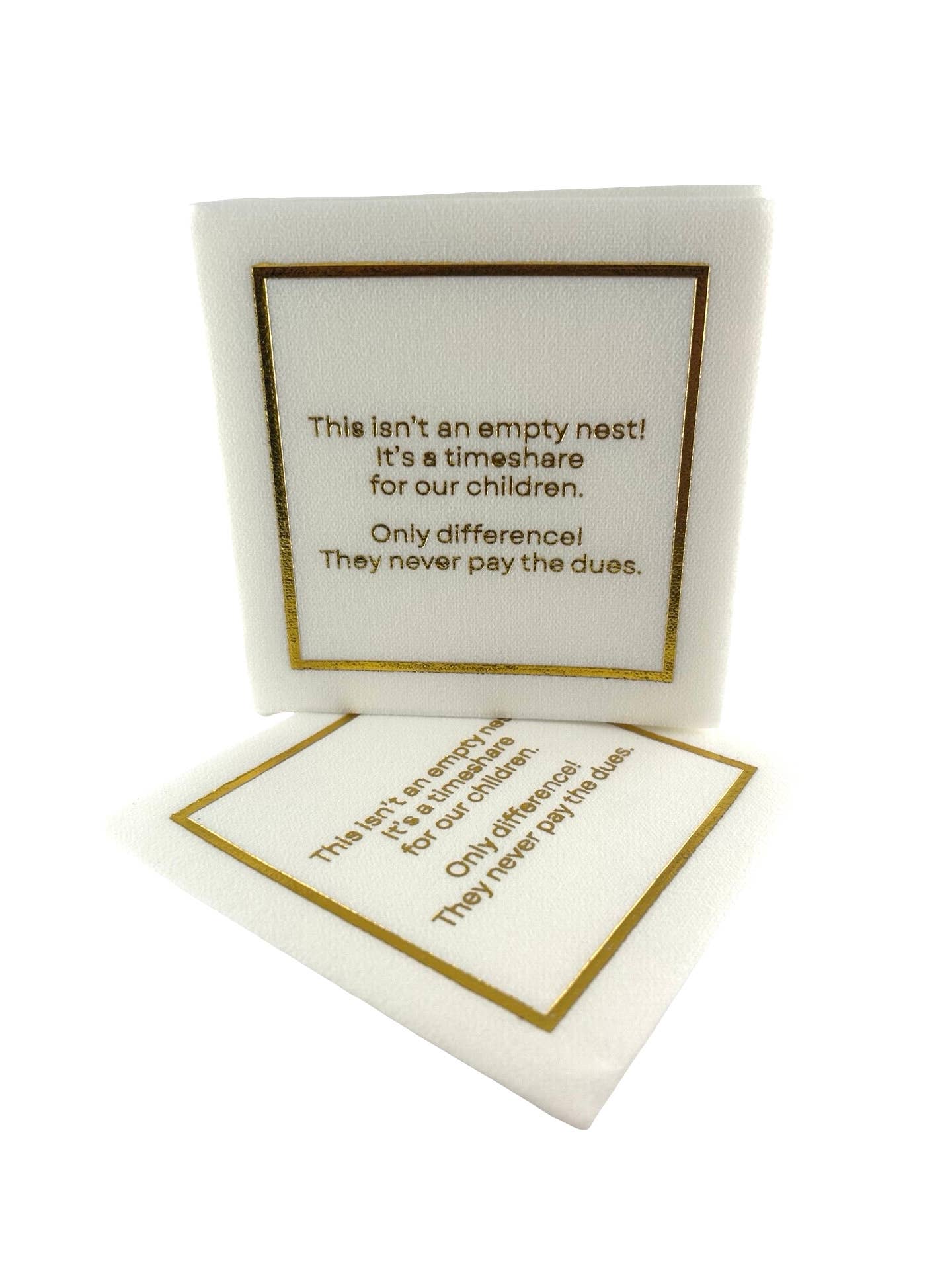 Maven Home - Wholesale Disposable Napkin - Linen-Feel Cocktail Napkins, Empty Nest5