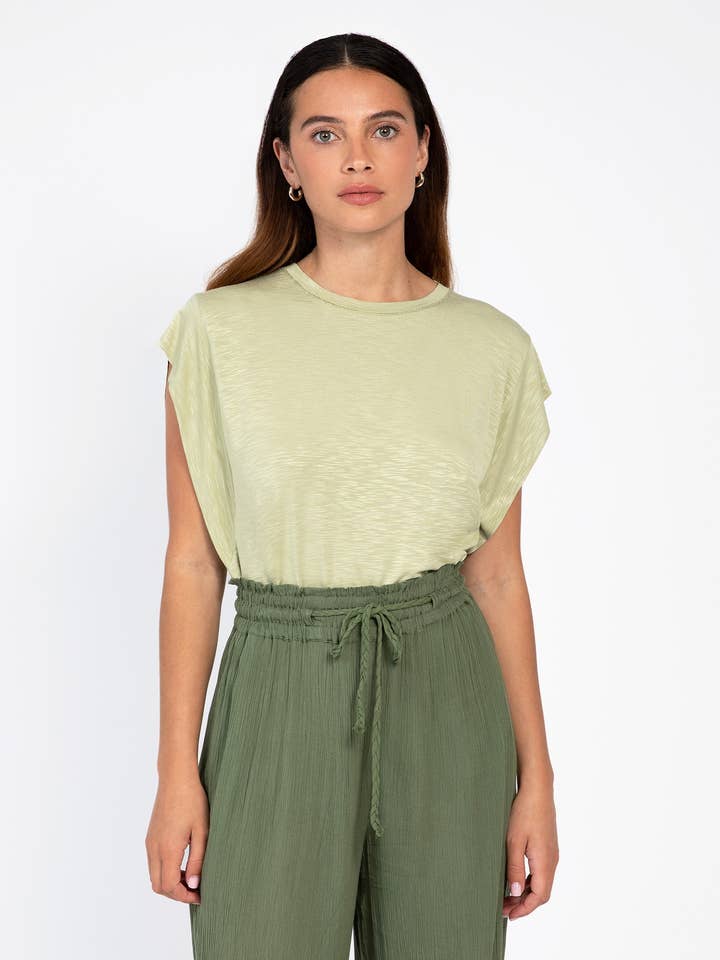 An'ge - Wholesale T-Shirt - Women's - TIRESIAS T-SHIRT pistachio0