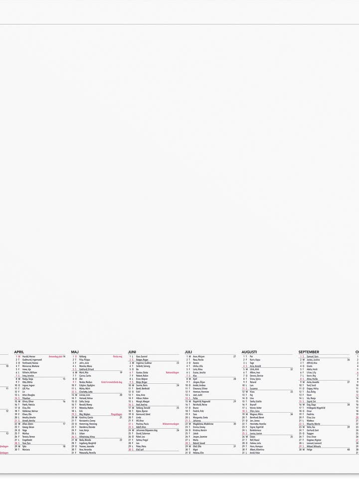 Blocco da scrittura Calendar 2024 Elegant per la vendita all'ingrosso da parte di Burde Publishing AB