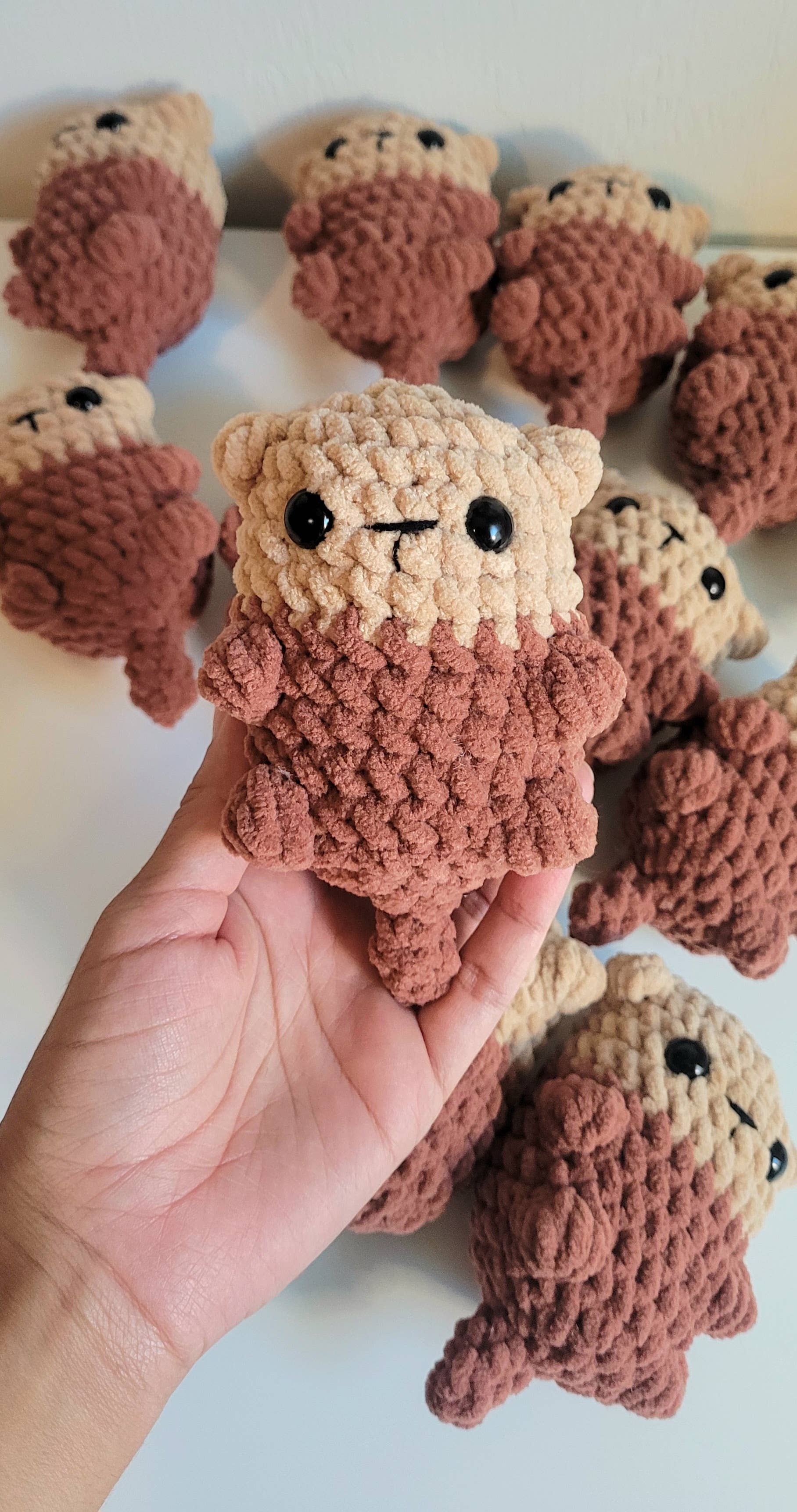 Beyond Threads by Angelis - Wholesale Stuffed/Plush Toy - Kids & Baby - Otter plush toy. Crochet Otter dog plush. Otter amigurumi.