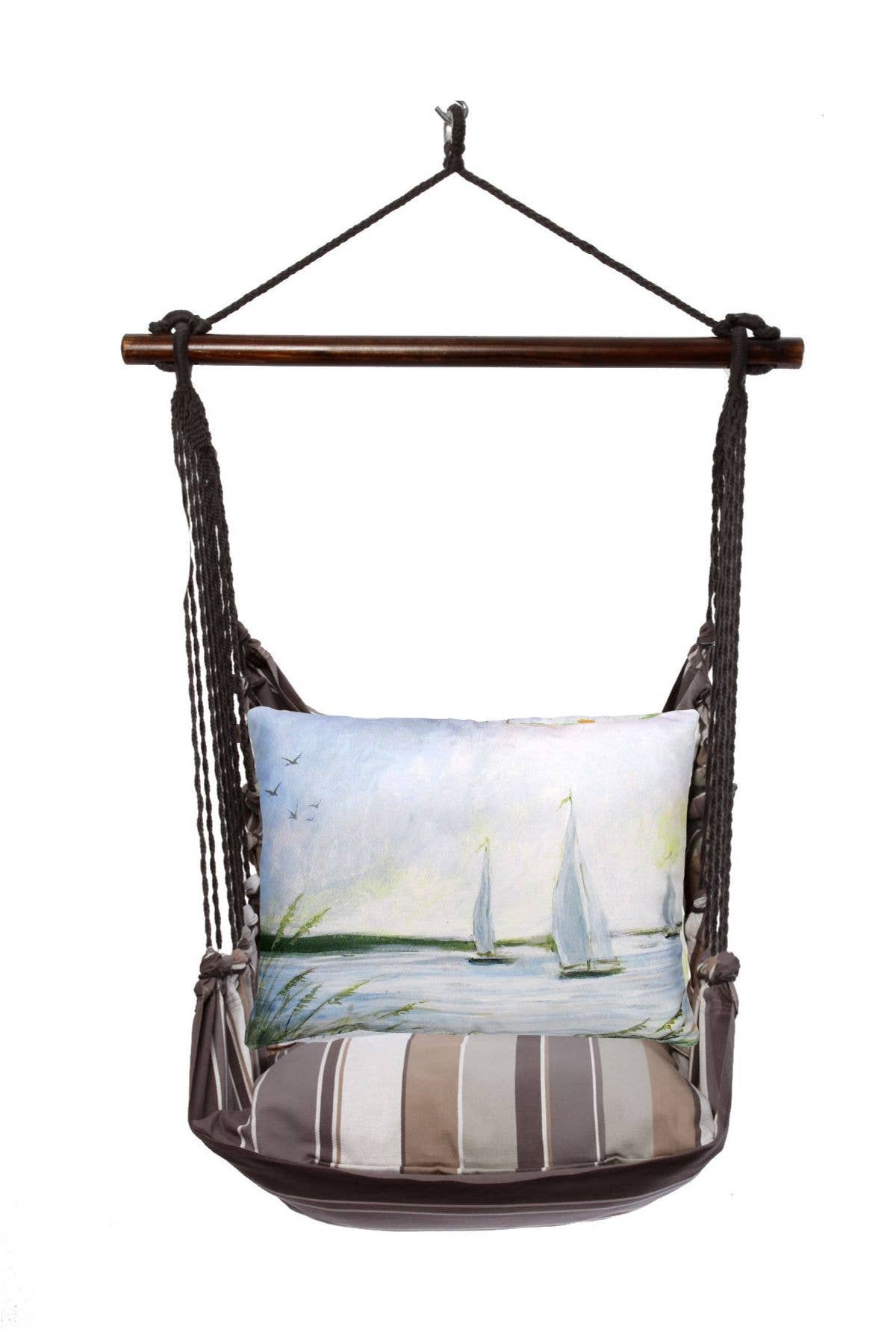 Magnolia Casual - Wholesale Swing Set - Hammock Swing 4-Piece Set indoor / outdoor - Slate Gray13