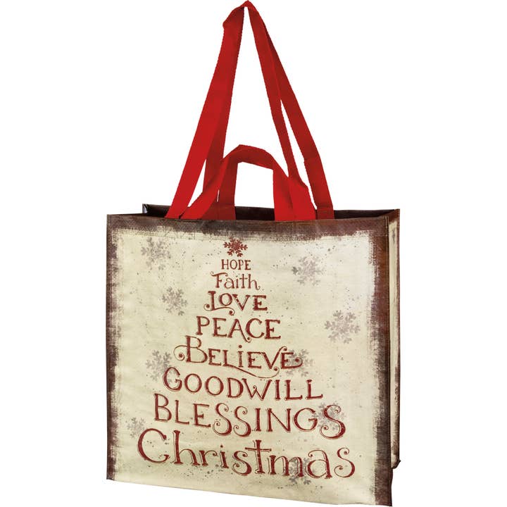 Primitives by Kathy - Wholesale Tote Bag - Unisex - Merry Christmas Memories Market Tote1