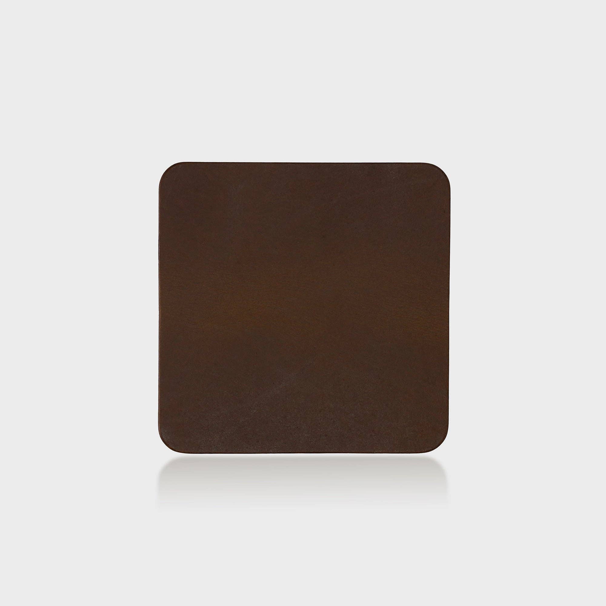 Acorn and Hide - Wholesale Coasters - Leather Coasters - Oak Brown3