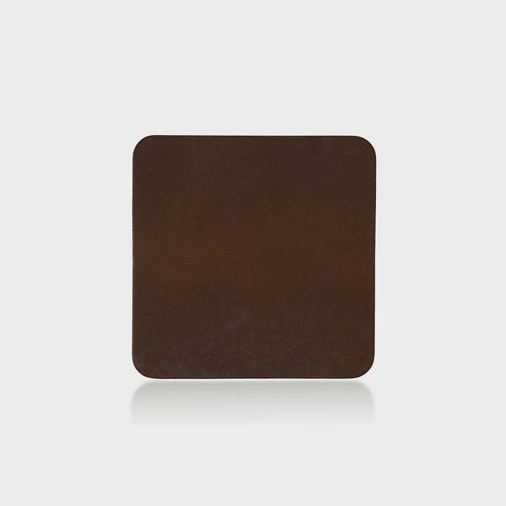 Acorn and Hide - Wholesale Coasters - Leather Coasters - Oak Brown3