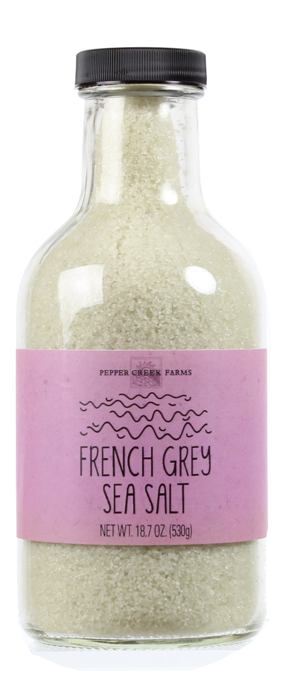 Pepper Creek Farms - Wholesale Salt - French Grey Sea Salt Stout Jar 18.7 Oz.0
