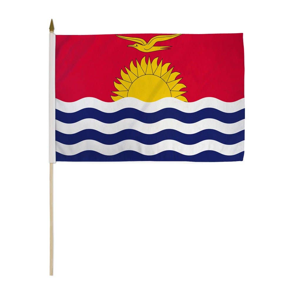 Flags Importer - Wholesale Flag - Kiribati 12x18in Stick Flag0