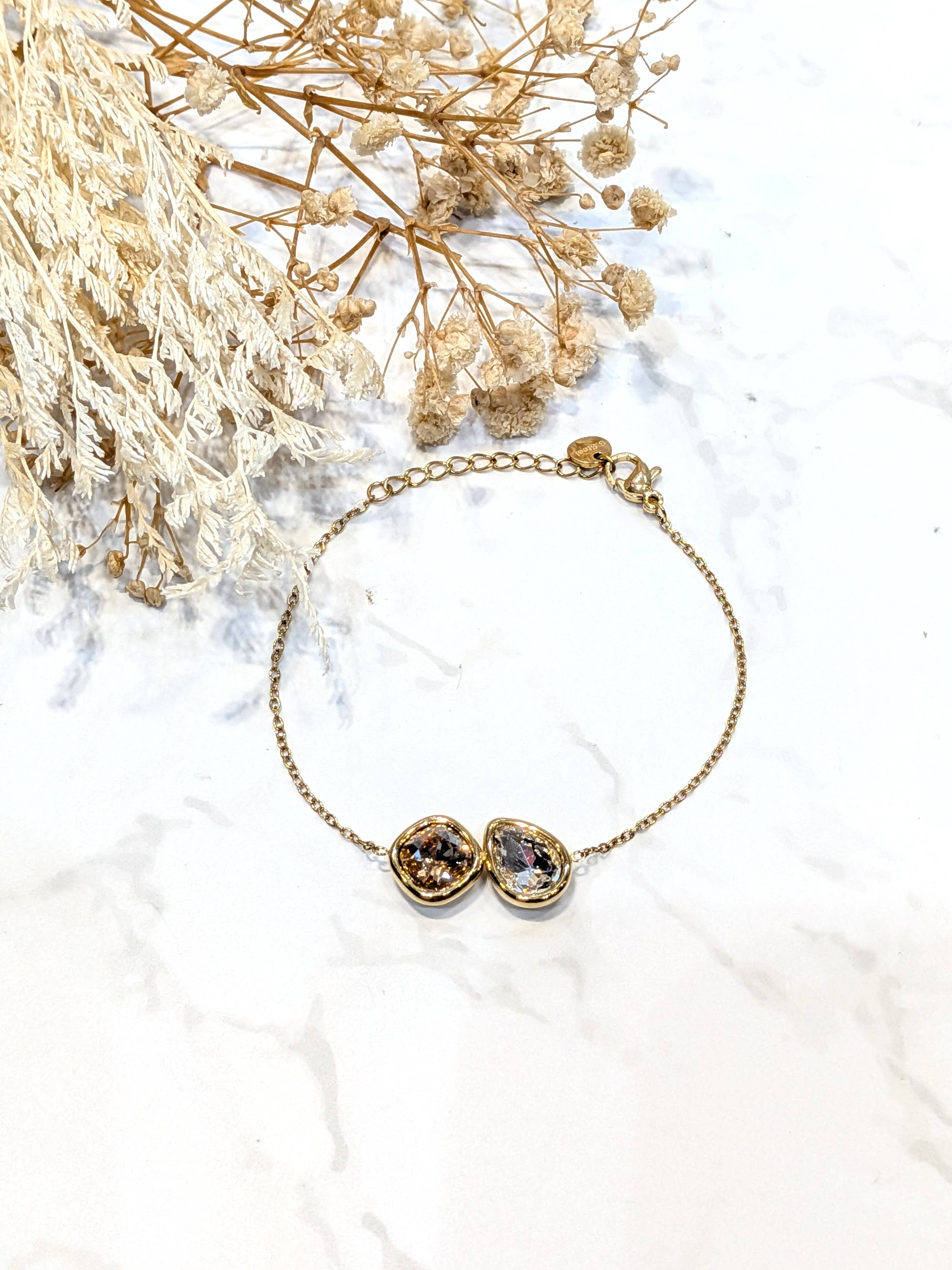 LOLO & YAYA - Wholesale Link & Chain Bracelet - Colophanee bracelet in stainless steel0