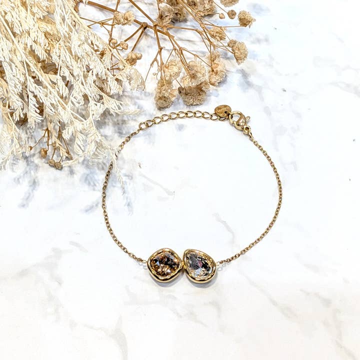 LOLO & YAYA - Wholesale Link & Chain Bracelet - Colophanee bracelet in stainless steel