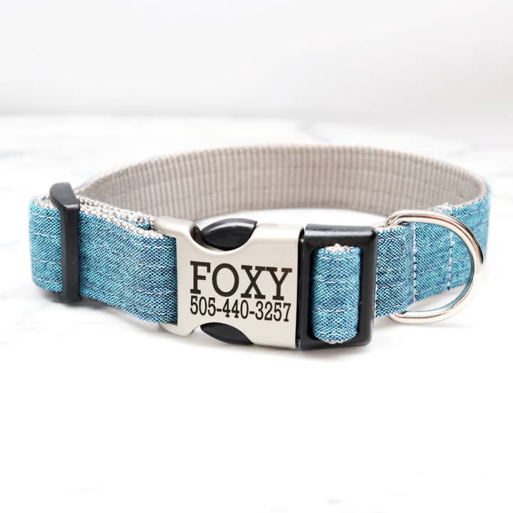 Mimi Green - Wholesale Pet Collar - Dog - Linen Dog Collar (7 Colors!)
