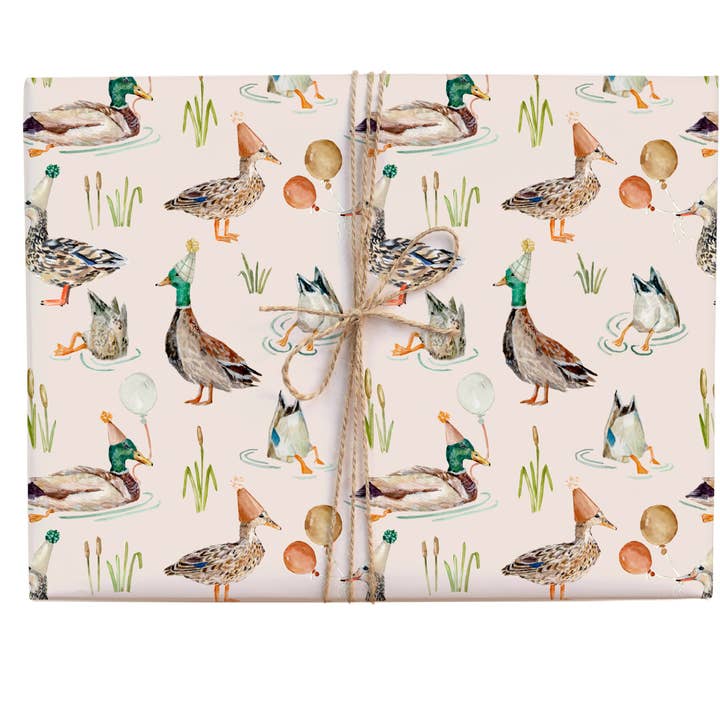Lana's Shop – wholesale Flat wrap – Birthday Duck Gift Wrap Roll