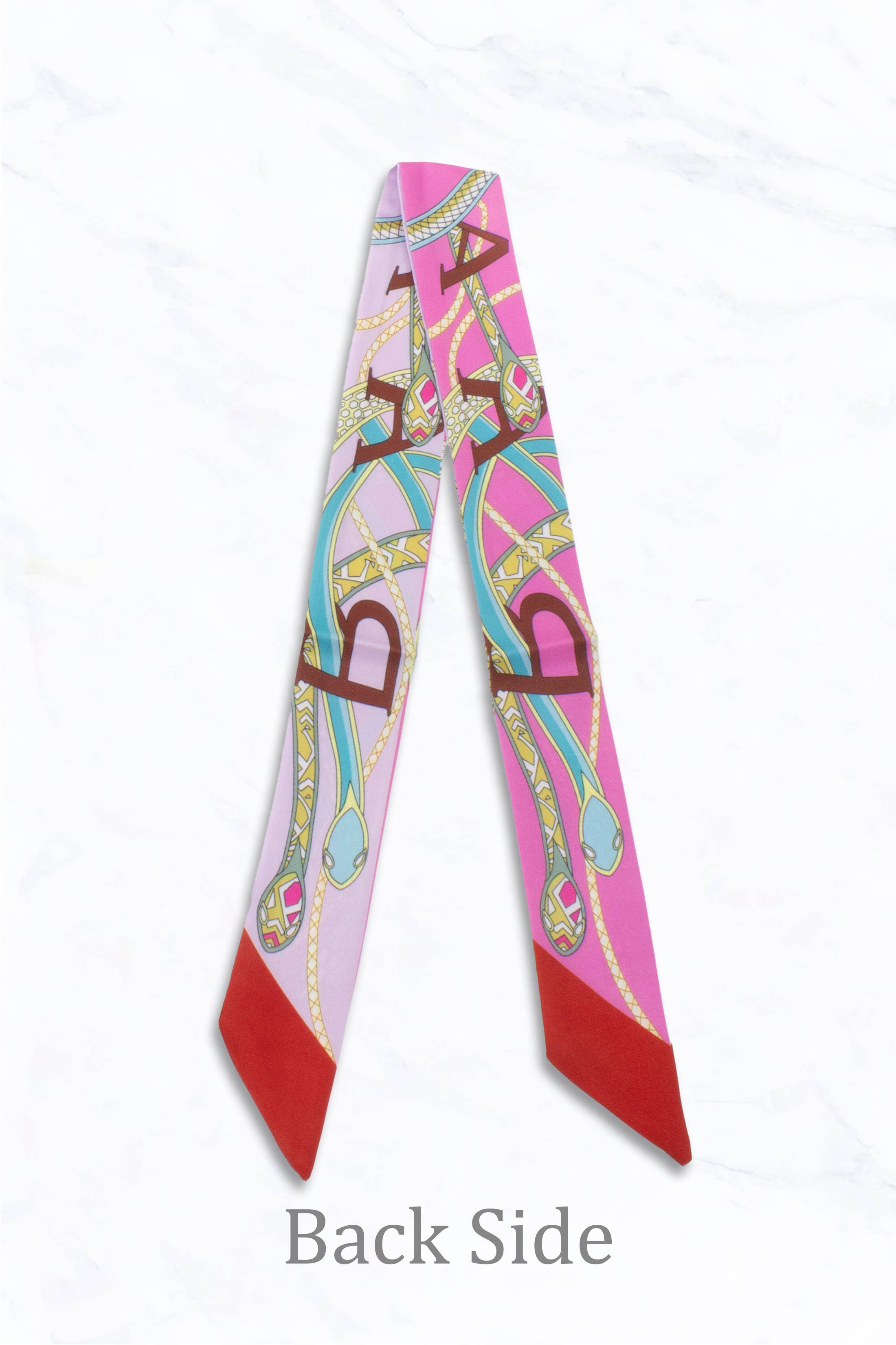 Suzie Q USA – wholesale Scarf – Women's – Elegant Snake Rope Accent Thin Scarf2