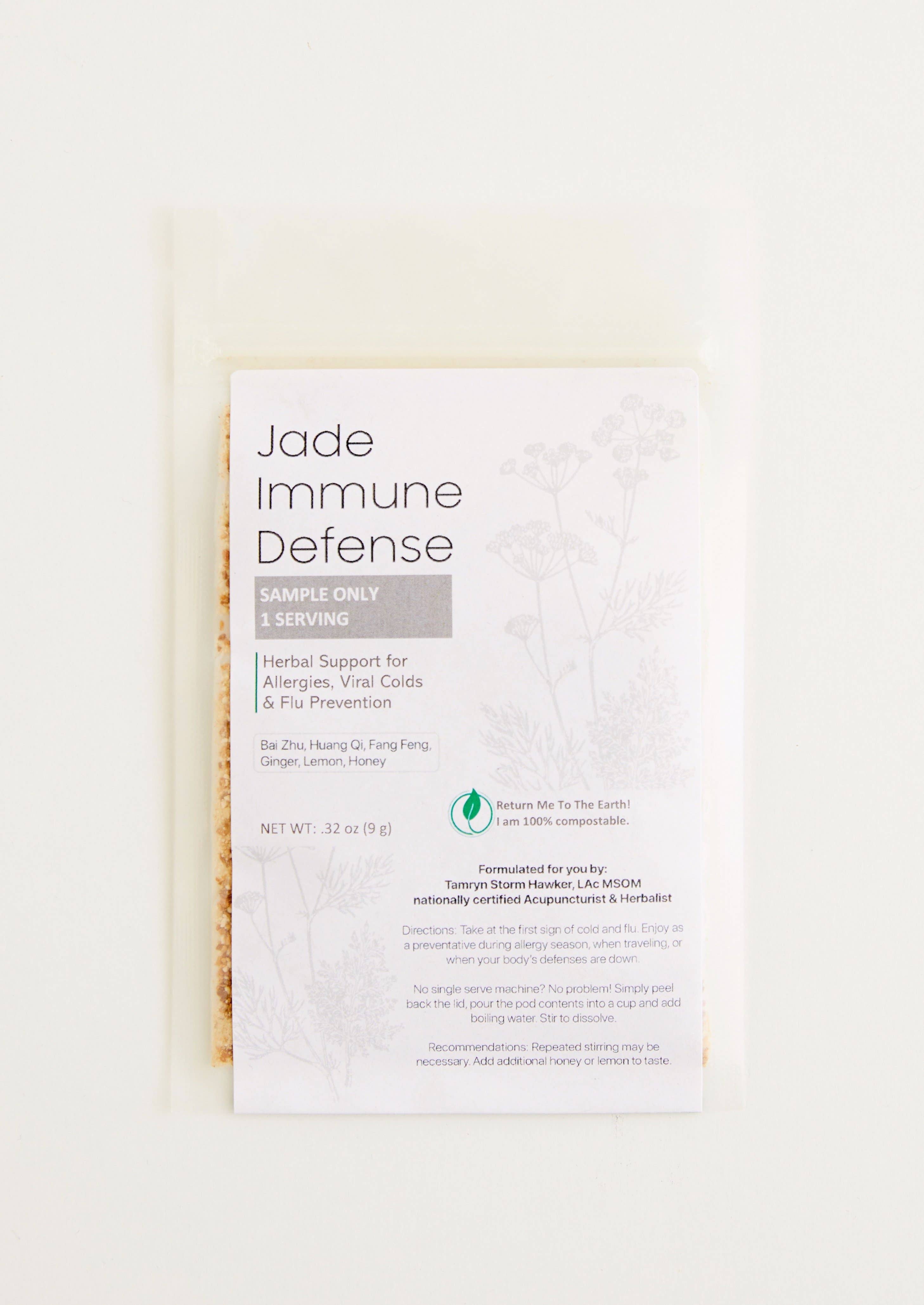 Green Empress Herbs - Wholesale Health/detox tea - Sample: Jade Immune Defense