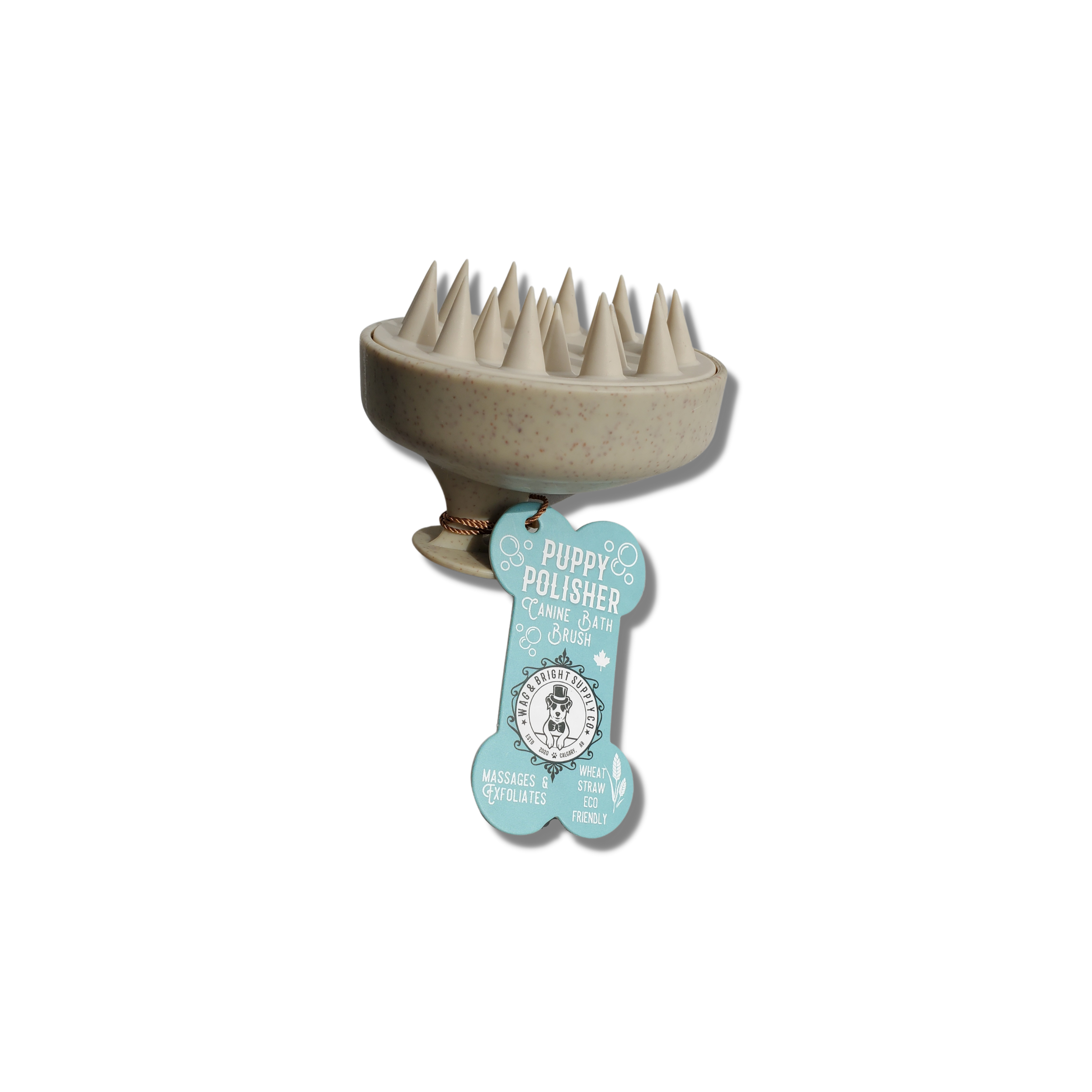 Wag & Bright Supply Co. - Wholesale Pet Brush - Cat/Dog - Puppy Polisher Eco Shampoo Brush6