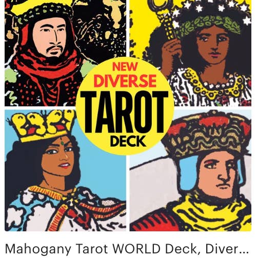Mahogany Tarot - Vendita all'ingrosso Carta dei tarocchi/oracolo - Mahogany Tarot WORLD EDITION | Mazzo di tarocchi classico