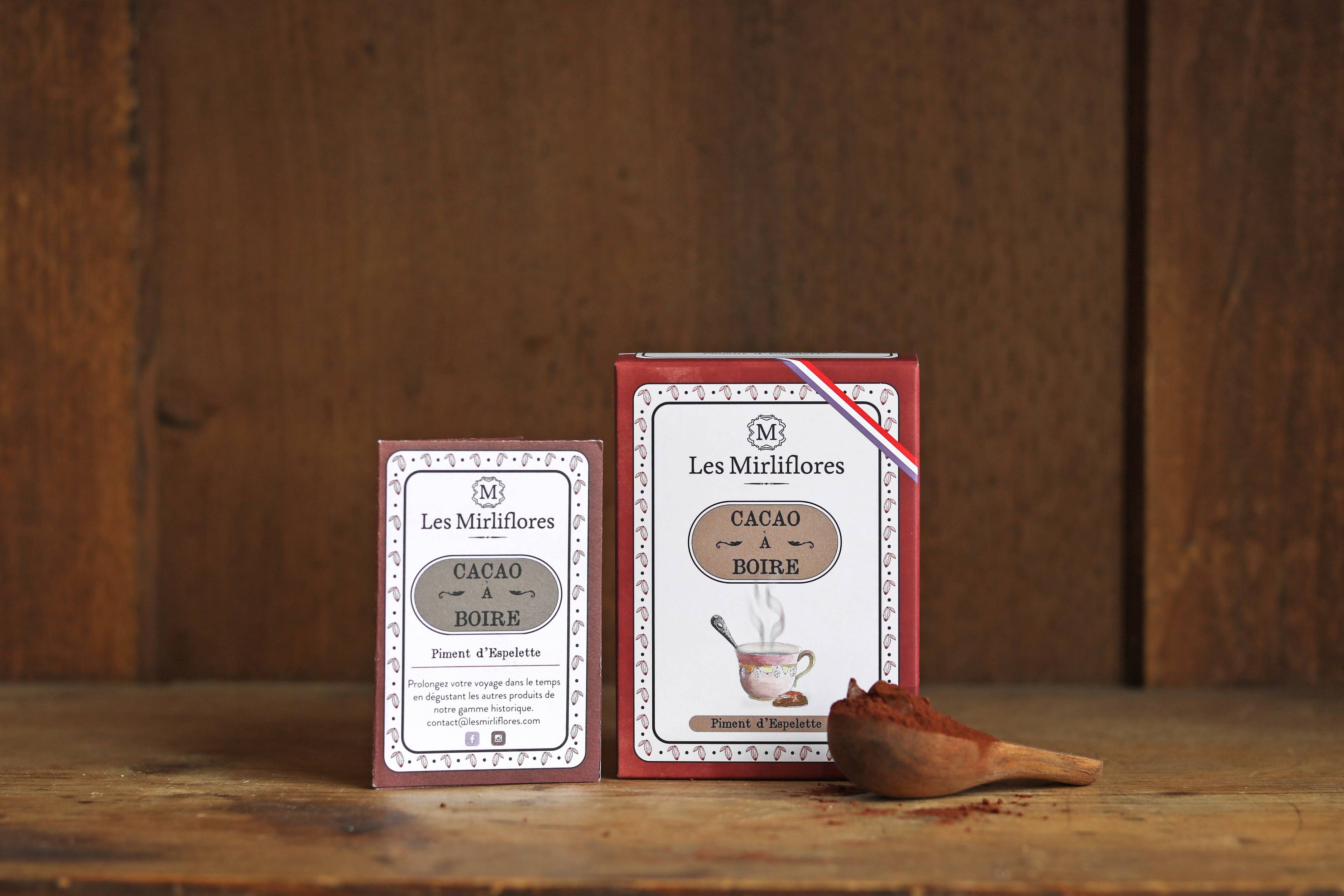 LES MIRLIFLORES – wholesale Varm chokladmix/-kit – Drickbar kakao med Espelettepeppar, 90 g2