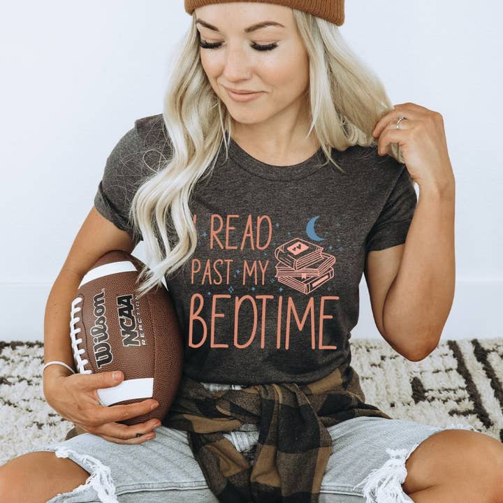 I Read Past My Bedtime T-shirt | Women's Shirts for wholesale by KM Clothing