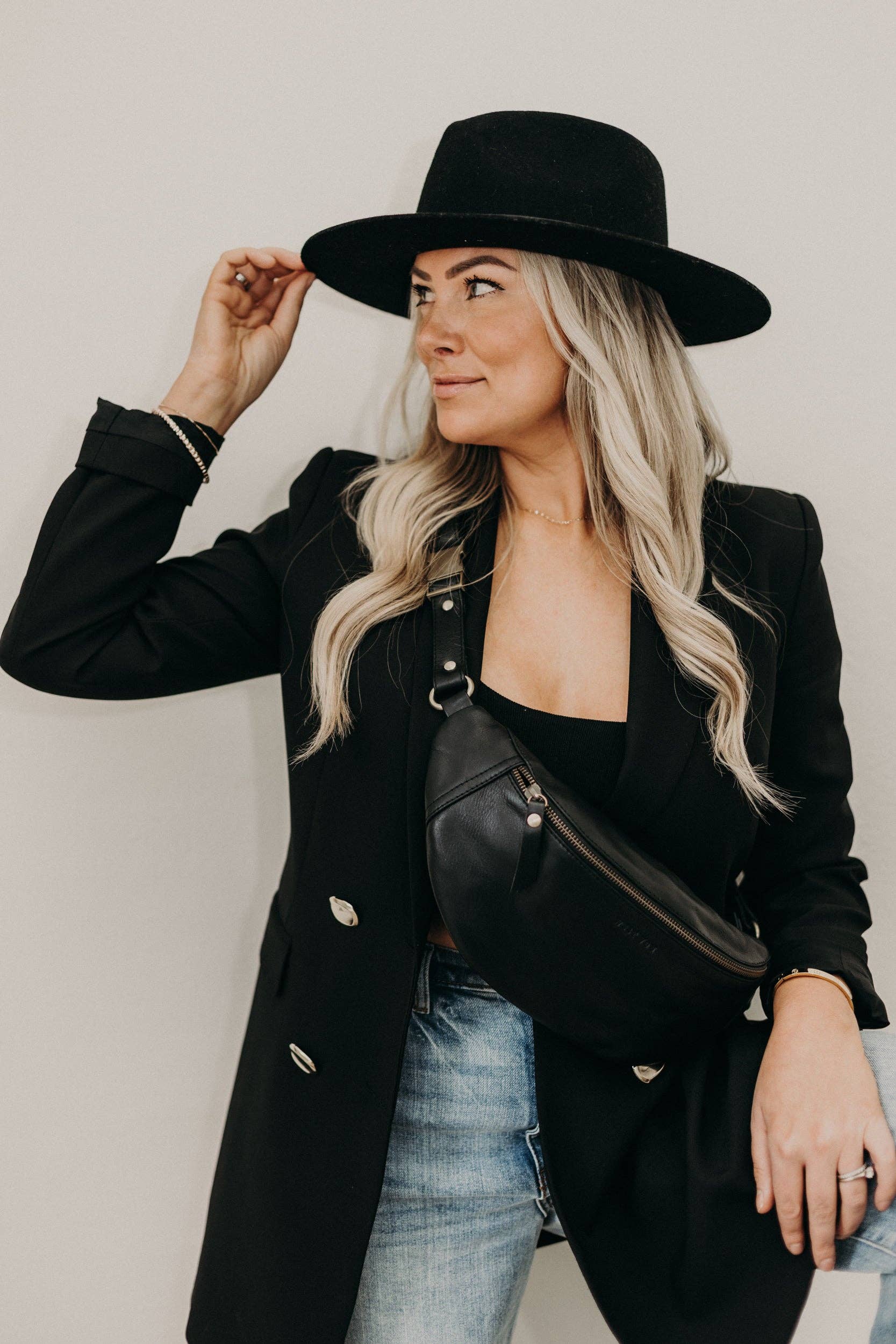 WEST VON - Vente Sac ceinture – femme - Indie | Grand sac à bandoulière essentiel | Sac banane | Sac à bandoulière2