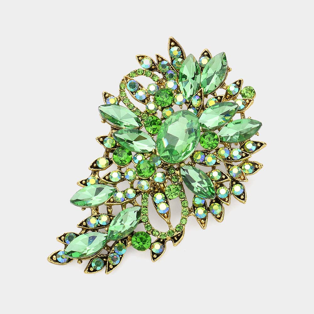 Sensibling Corp. - Wholesale Brooch - Crystal Bouquet Pin Brooch / Pendant4
