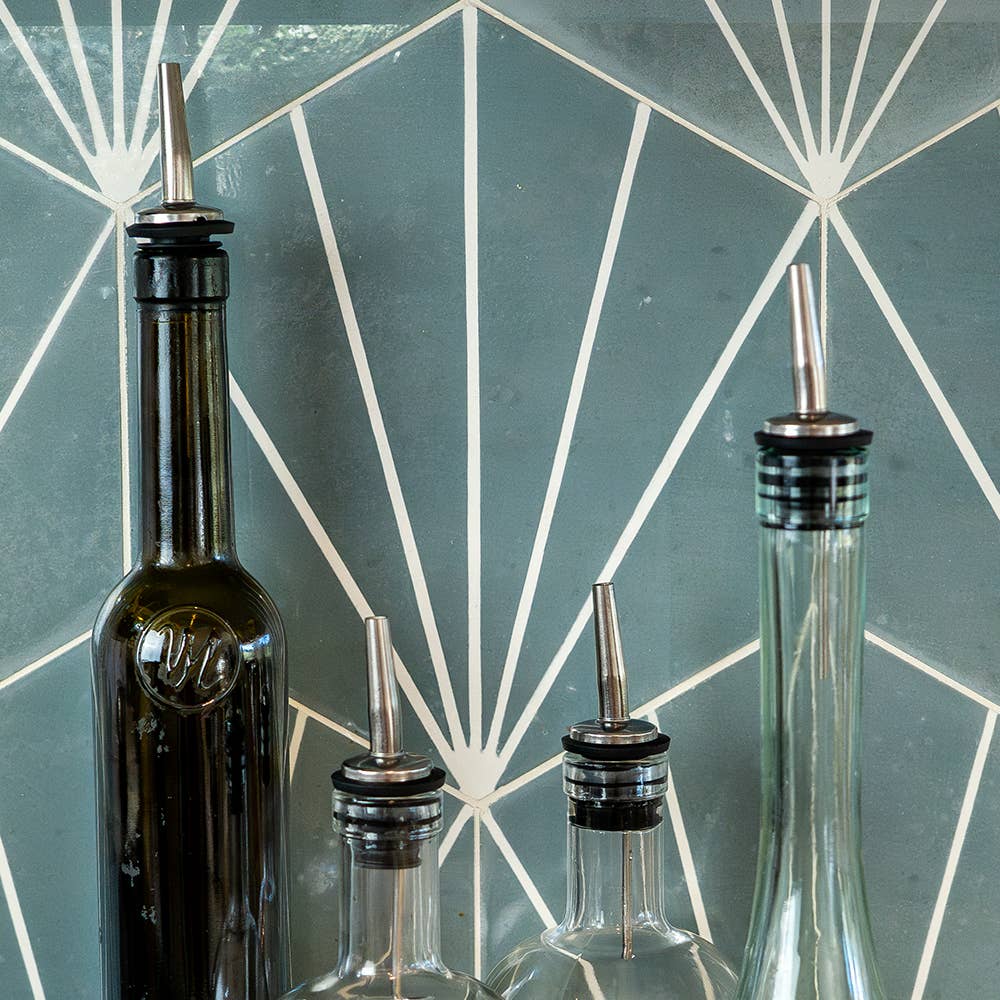 A Bar Above - Wholesale Bar Tool - Pour Spouts, Set of 6 Bottle Pourers - Stainless Steel4