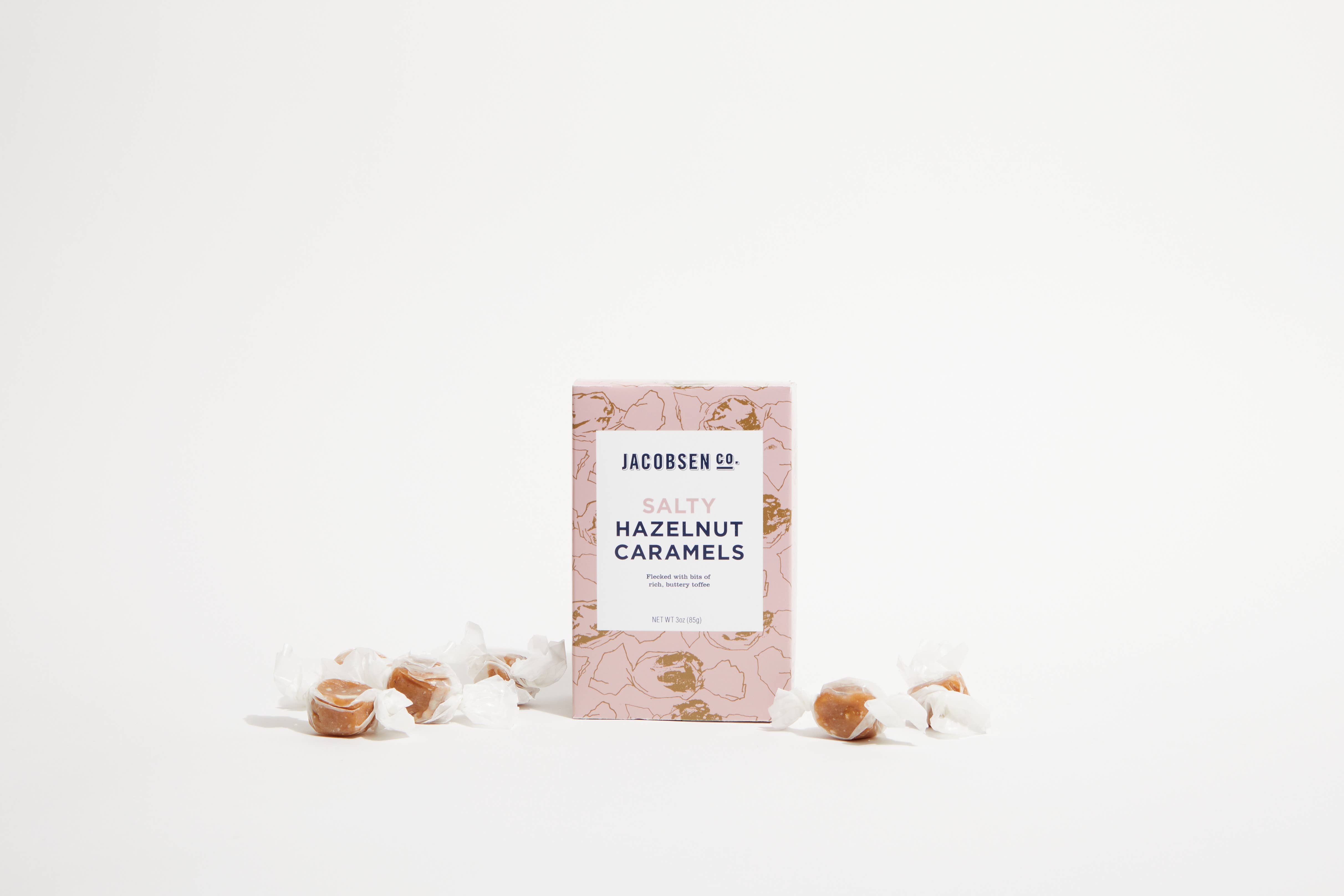 Jacobsen Salt Co. - Wholesale Caramel - Salty Hazelnut Caramels2