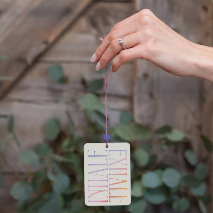 Studio Oh! - Wholesale Car Freshener - Women's - Inhale Exhale Car Air Fresheners