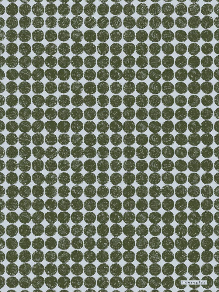 Dots Flat Wrapping Paper – Evergreen & Sky for wholesale by houseplay