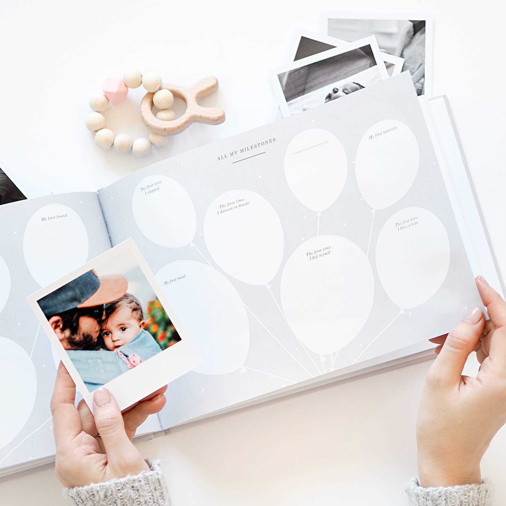 Blush And Gold - Wholesale Dagboek/agenda - Zwangerschap - (Woodland) Baby Journal - aandenken aan het cadeauboek voor nieuwe ouders15