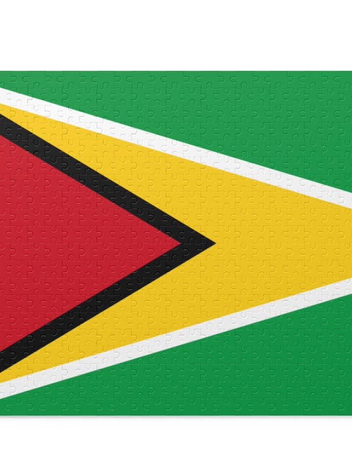 Guyanese Swag Guyana Flag Puzzle (120, 252, 500-Piece) for wholesale by Guyanese Swag