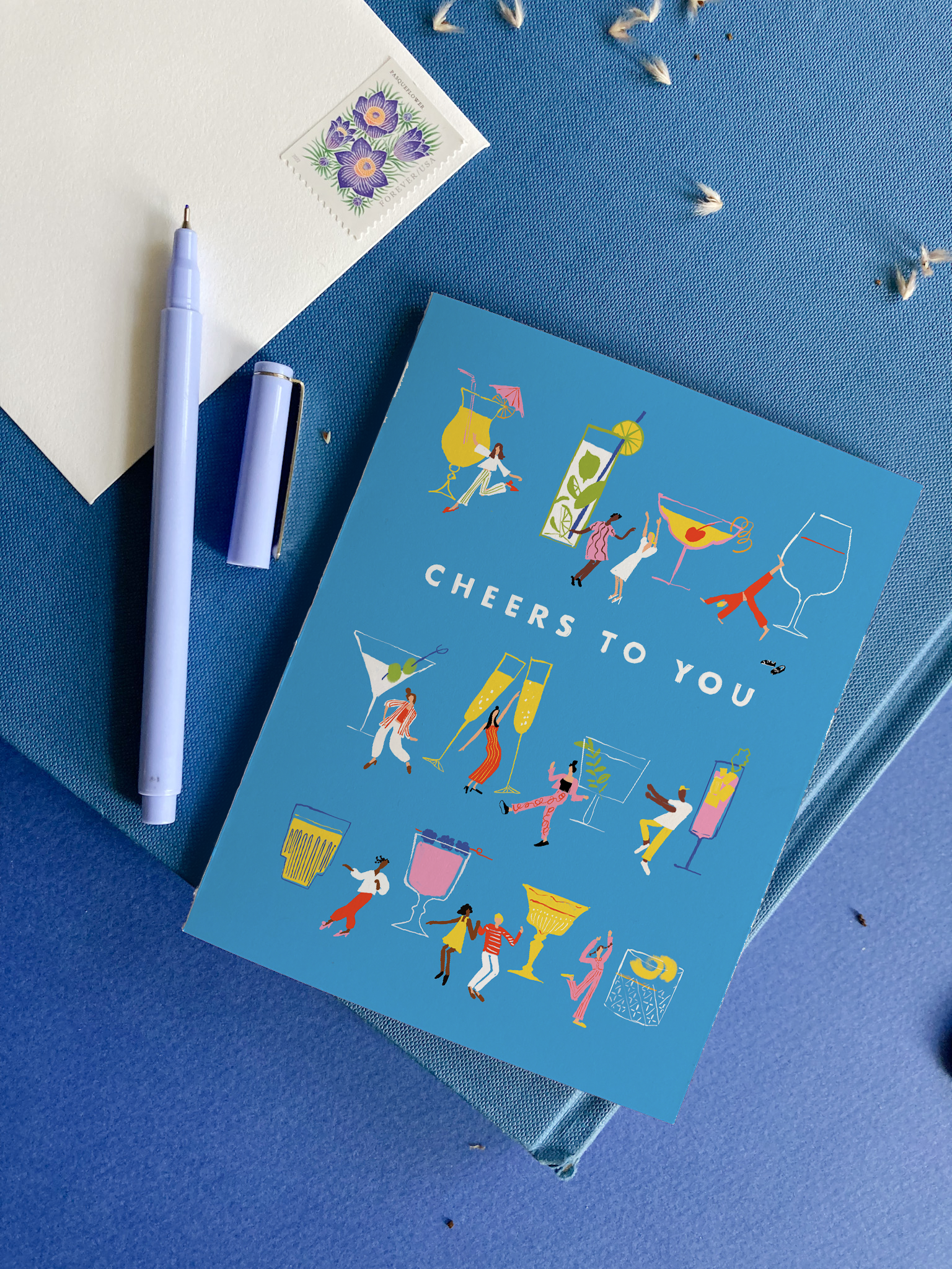 Karen Schipper - Wholesale Congratulations Card - Cocktail Congrats- Whimsical Congratulations Card1