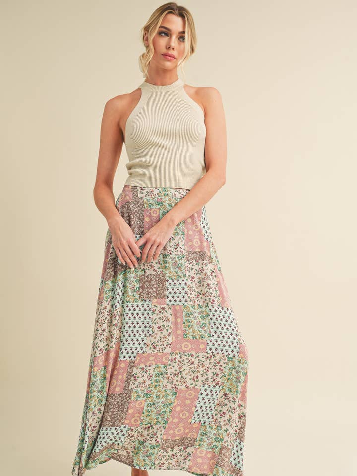 AEMI + CO - Wholesale Skirt - Women's - 773DN Bradyn Print Skirt