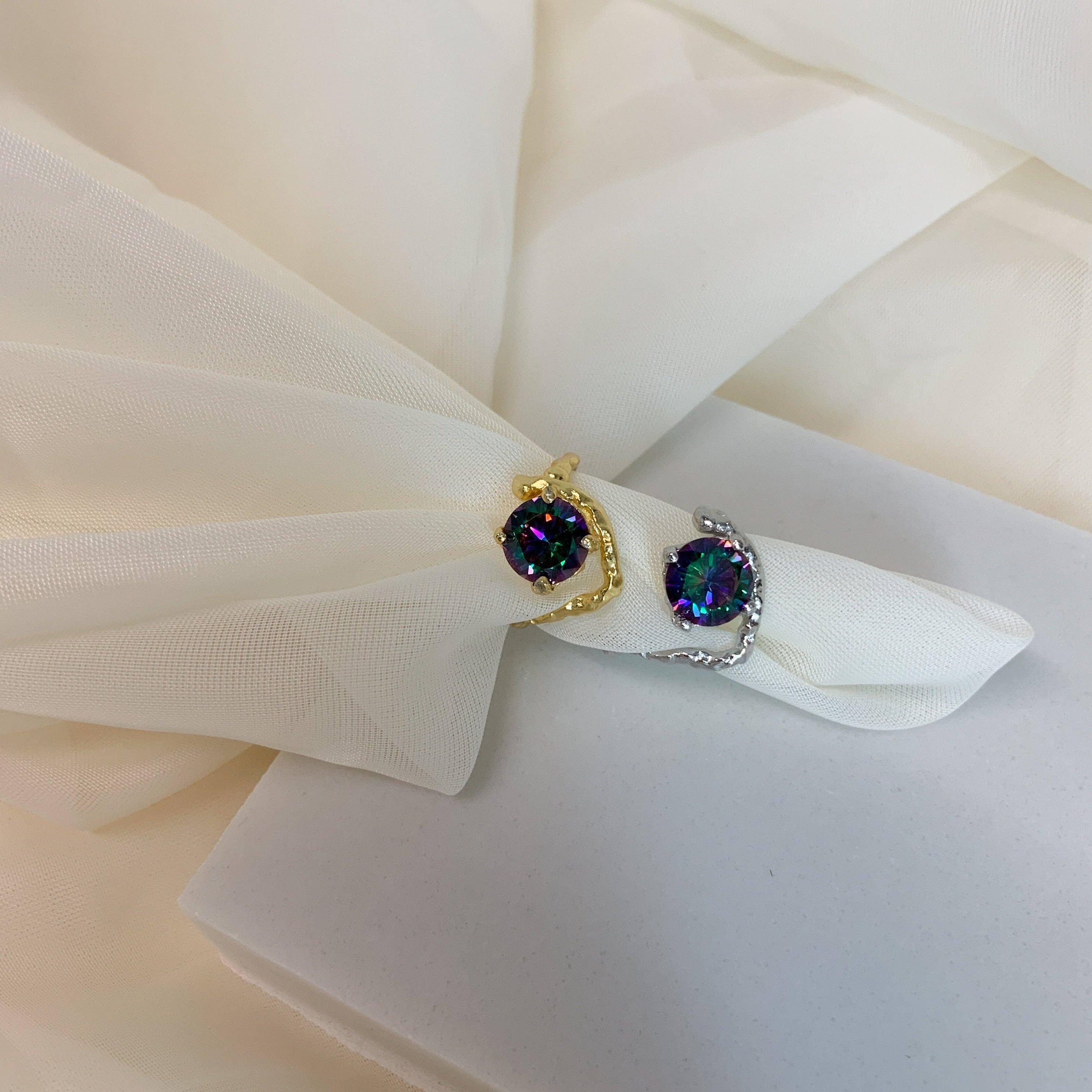 Love Local Jewelry - Vendita all'ingrosso Anelli cocktail/statement - Anello Alea con pietra Alexandrite10