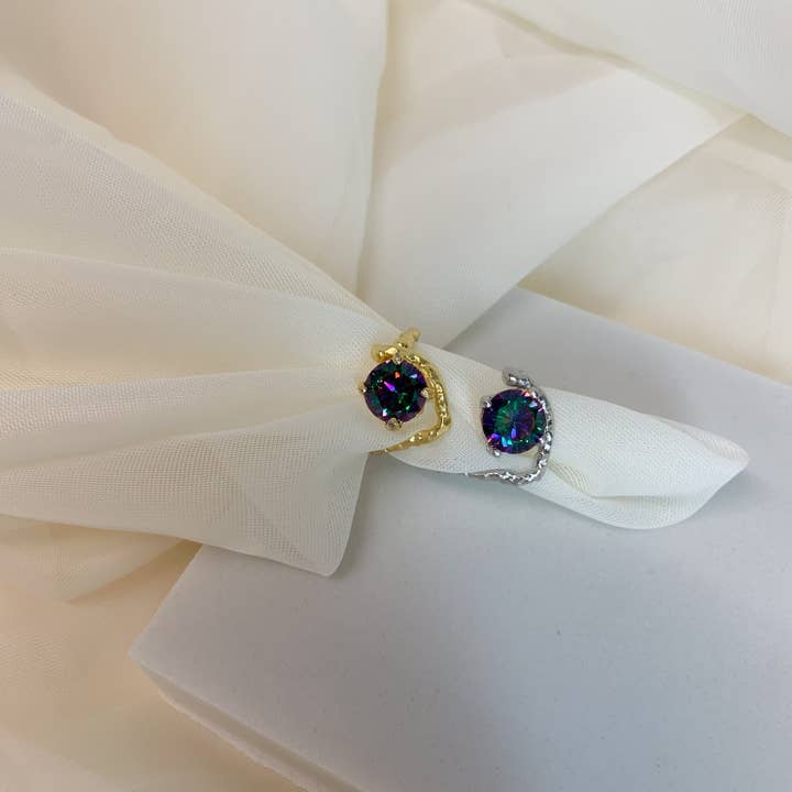 Love Local Jewelry - Vendita all'ingrosso Anelli cocktail/statement - Anello Alea con pietra Alexandrite10