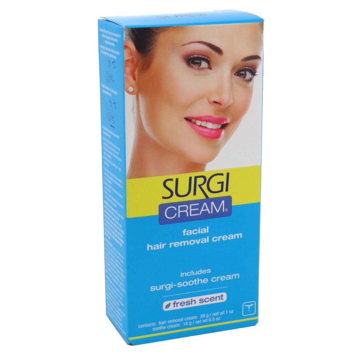KT Supply - Wholesale Body Hair Removal Product - Surgi [Cream] Facial Hair Removal cream 1 Oz0