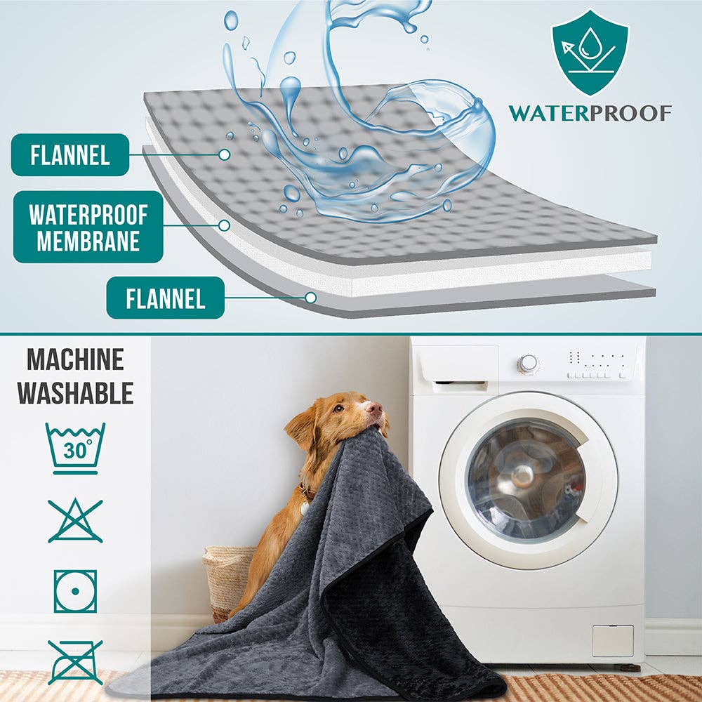 PetAmi – wholesale Pet blanket – Cat/dog – Waterproof Waffle Textured Pet Blanket10