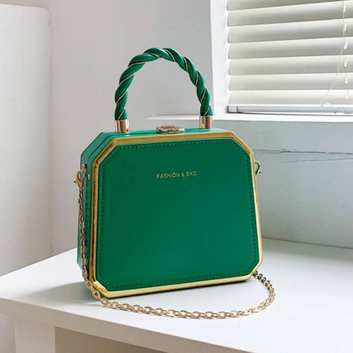 ACCITY - Wholesale Top Handle Bag - Women's - FASHIONABLE CHAIN DINNER BAG_CWAB1573