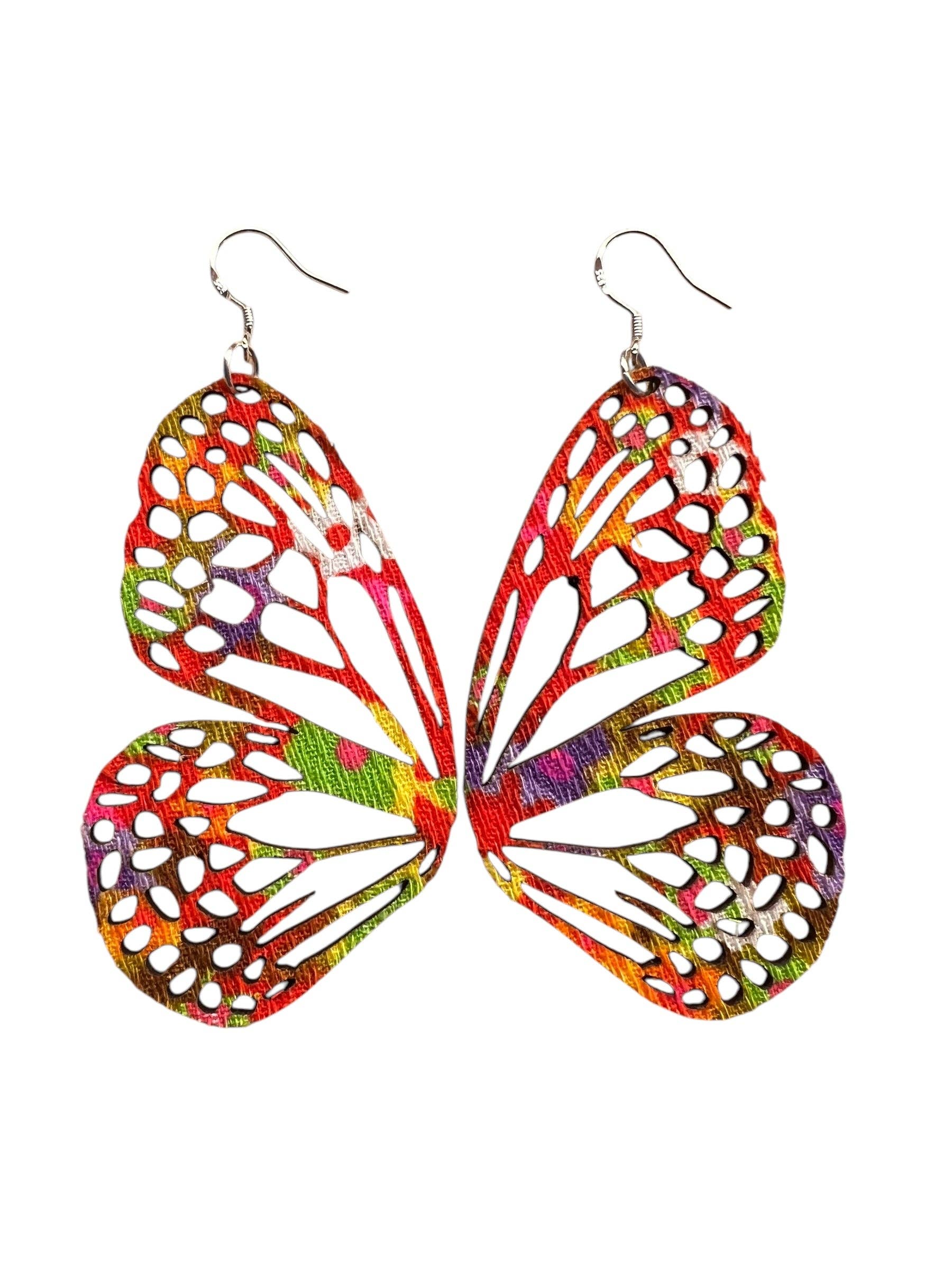 Comer Teng Studio - Wholesale Dangle Earrings - Retro Floral Butterfly Earrings2